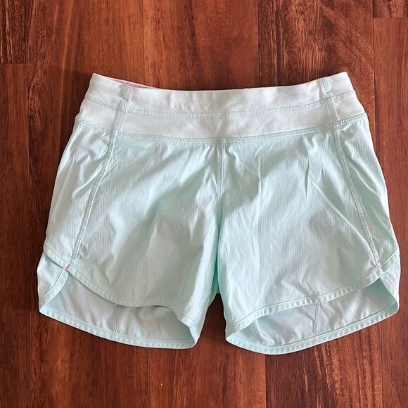 Ivivva Aqua Athletic Speed Shorts - Size Girl 14 - Picture 1 of 3